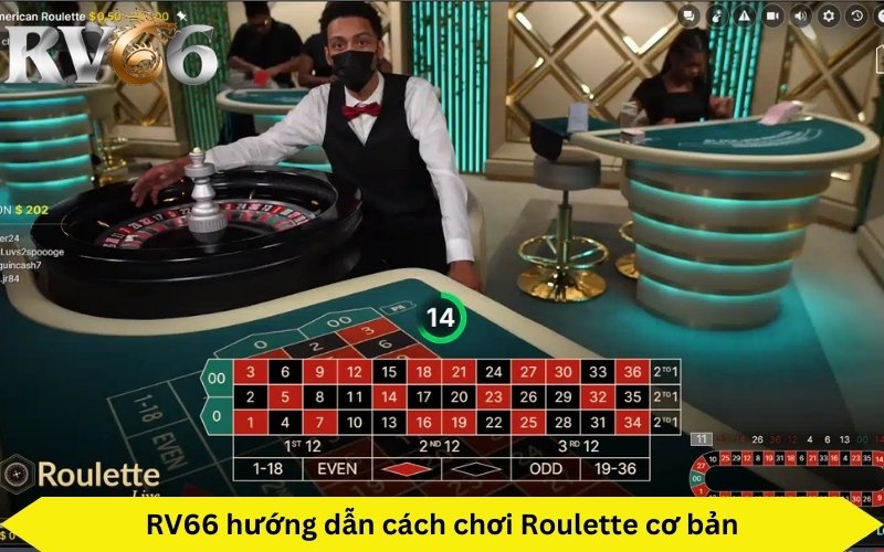 hướng dẫn cách chơi Roulette RV66